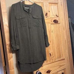 Banana Republic Olive Military Dress